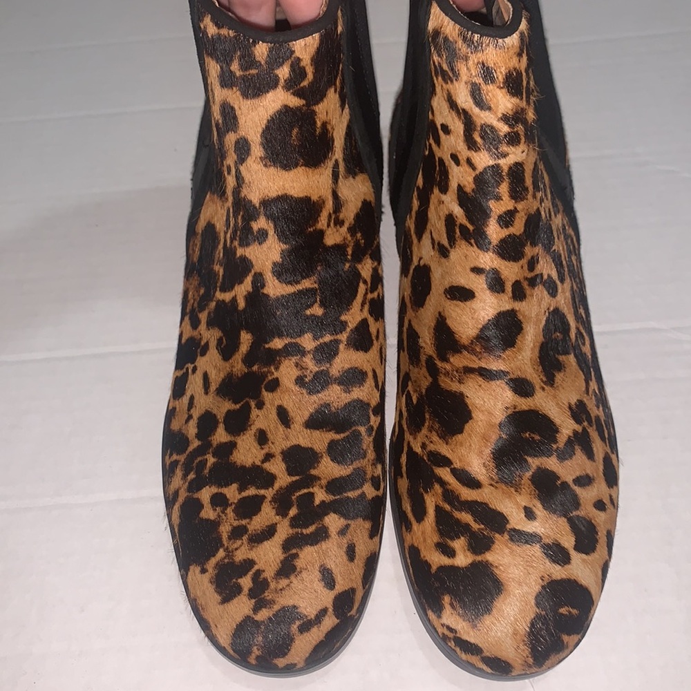 Rockport | Animal Fur Cheetah Print Booties Size 8 NEW - Picture 4 of 16